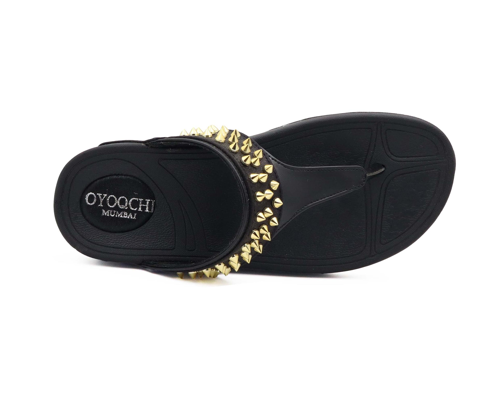 Black women's platform sandal 1.5 inch