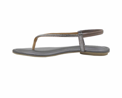 Swarovski flat sandal for women and girls.