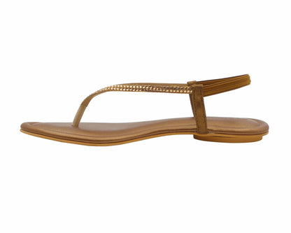 Women's flat sandal.