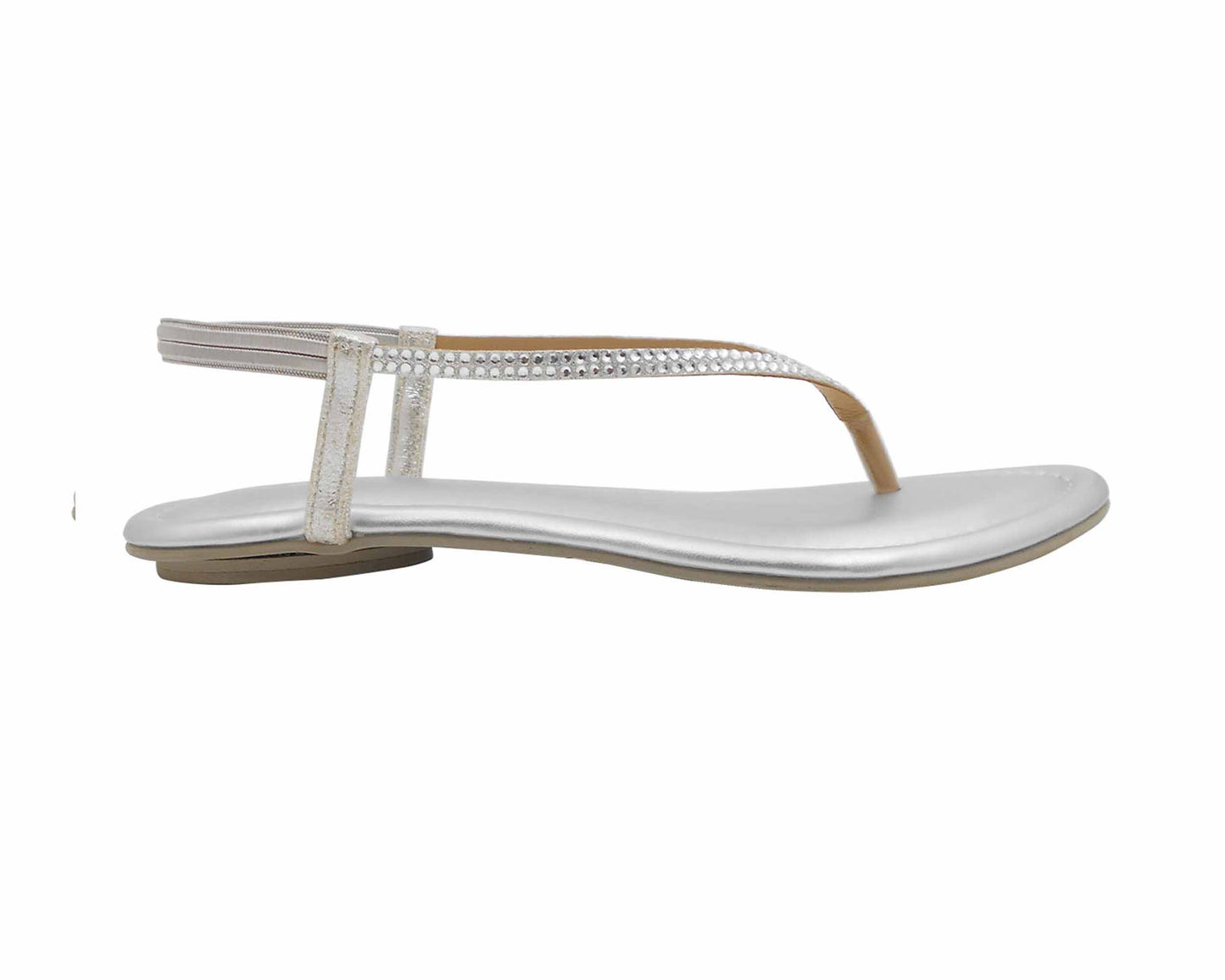 Women's flat sandal with none slip sole.