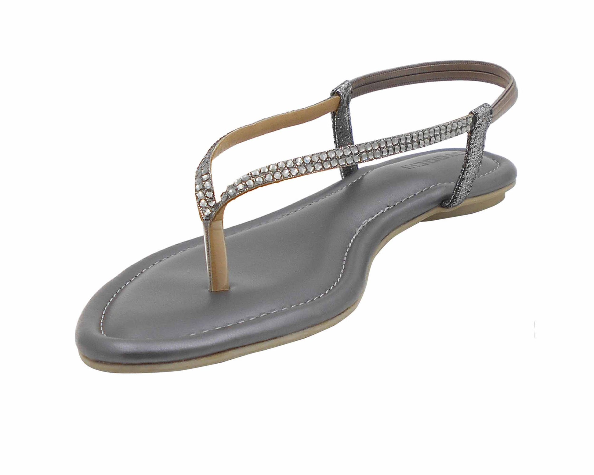 Oyoqchi delicate look gray sandal.