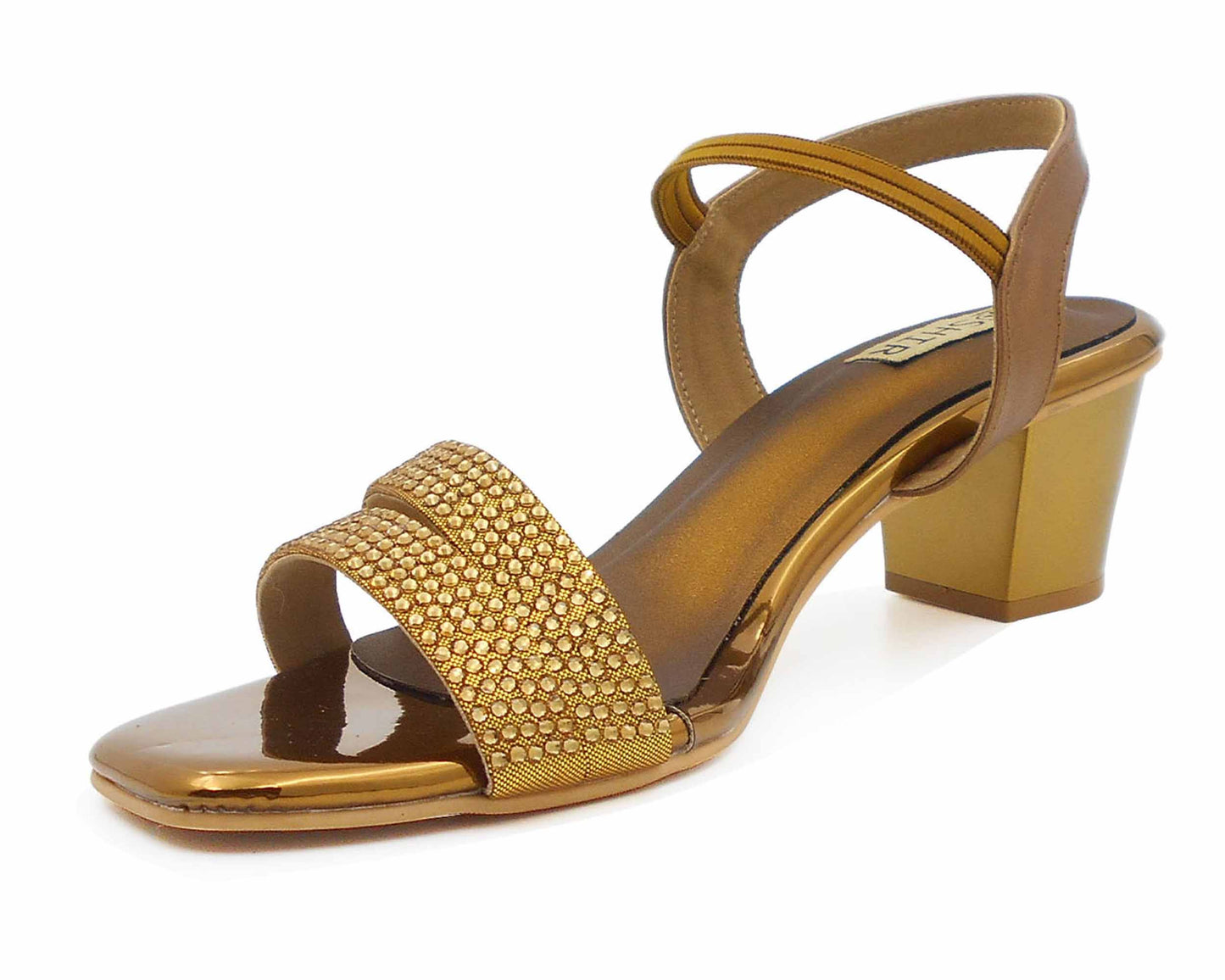 Block heel sandal