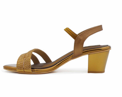 Block heel sandal