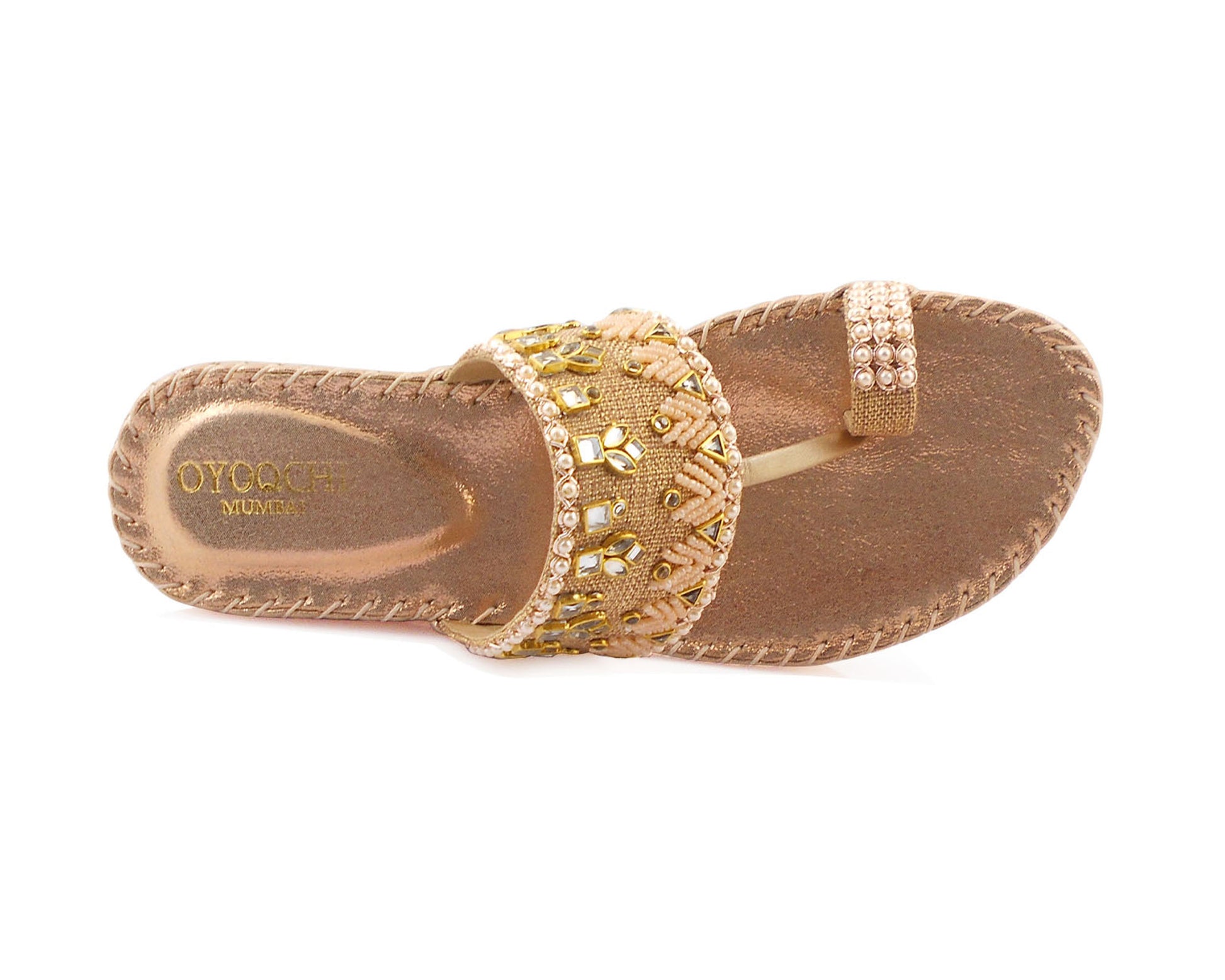 Rose gold 1.5 inch platform sandal  for Women and girls