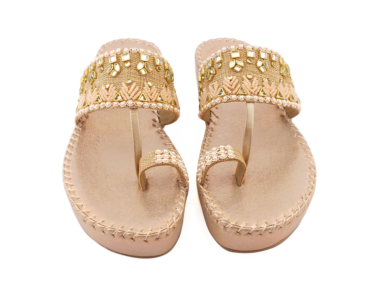 Rose gold 1.5 inch platform sandal  for Women and girls