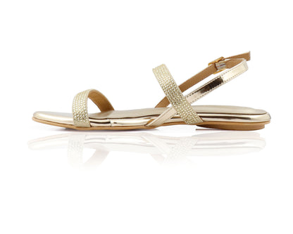 Moni flat sandal Gold