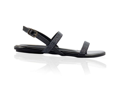 Moni flat sandal black