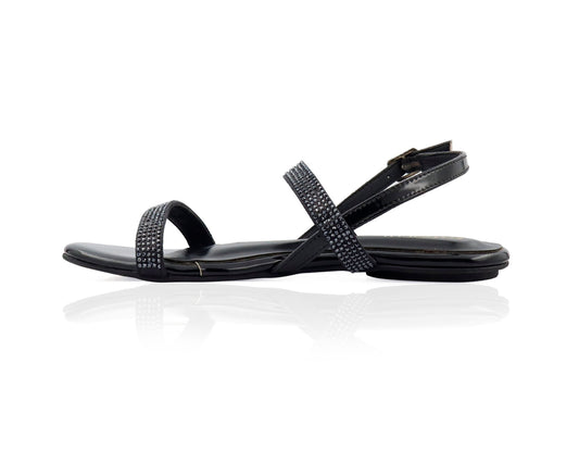 Moni flat sandal black