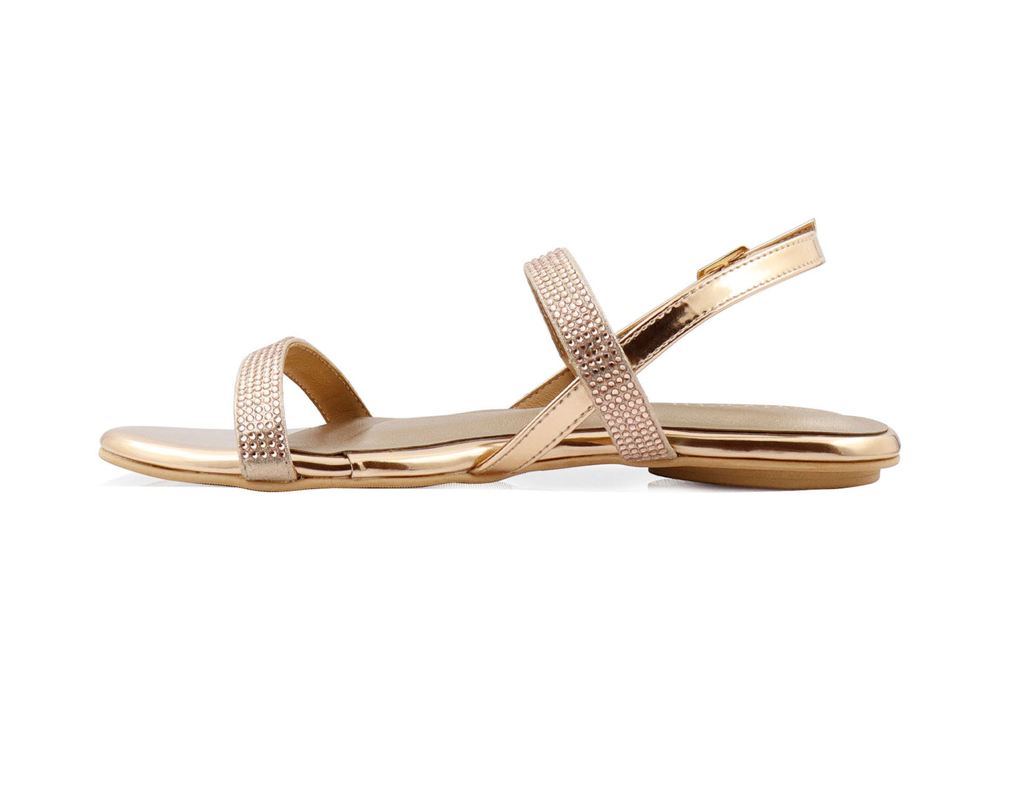 Moni flat sandal Rose gold