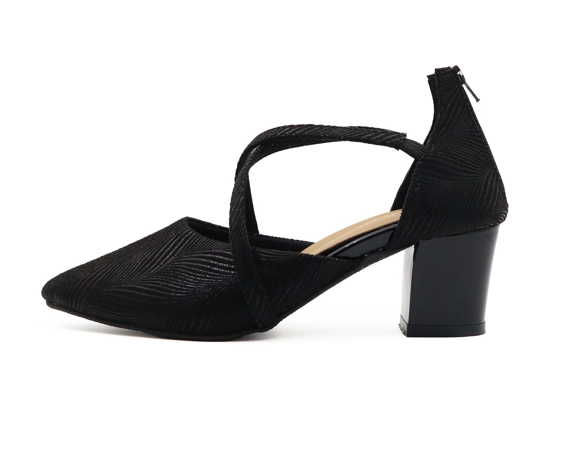 Black*Women's sandal 2 inch height